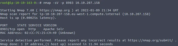 Nmap Service Version